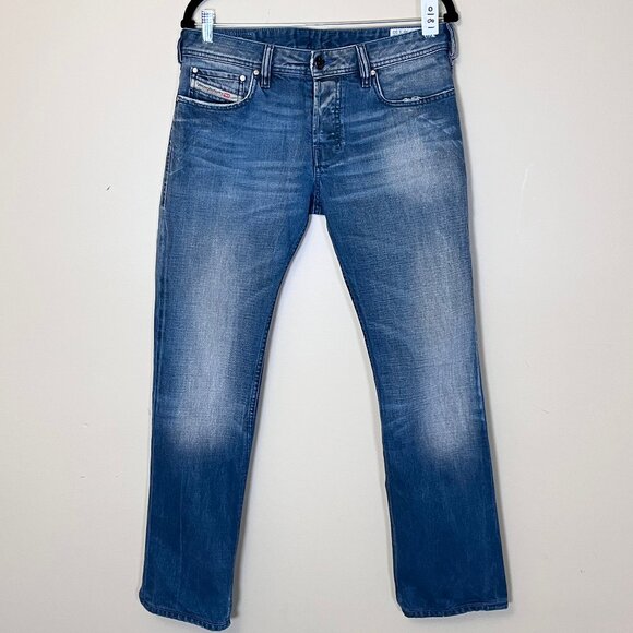 Diesel Zathan Bootcut Button Fly Jeans - Men's Size 30*32 (Fit 30*30) - Blue - Picture 1 of 16